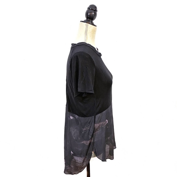 Aritzia Wilfred Capucine Silk Twofer Tee - S - Picture 3 of 9